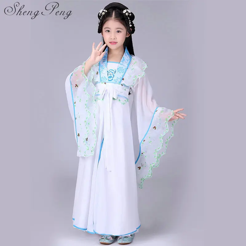 Женский винтажный костюм Hanfu топ для китайского фолк сценический