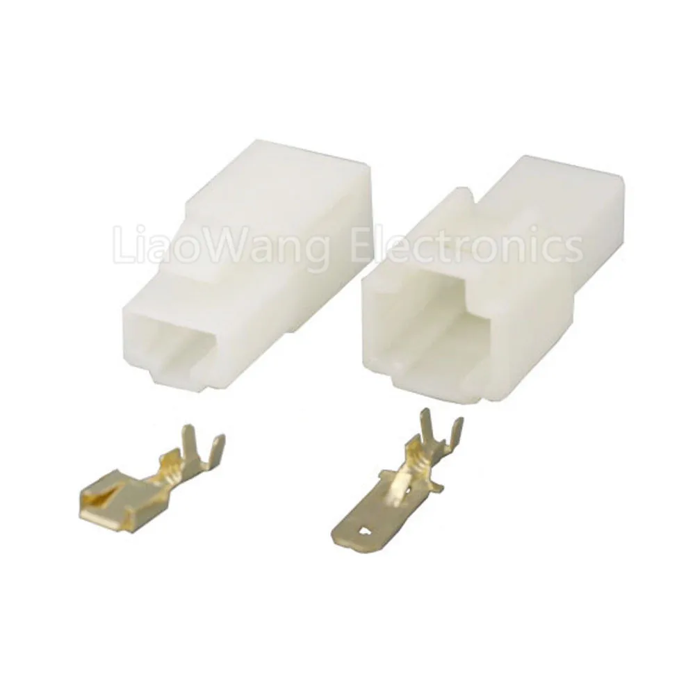 10 комплектов 6,3 серии все новые 1 Pin/Way DJ7011-6.3 ABS пластиковые разъемы для электрических проводов с мужской и женской вилкой автомобильный разъем