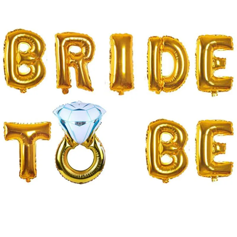 Свадебные душ 16 дюймов розовое золото буквы &quotBride To Be&quot Воздушные шары гелиевые