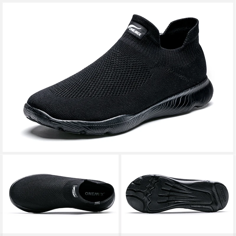 Onemix Новое поступление мужская спортивная обувь дышащая женская супер легкая