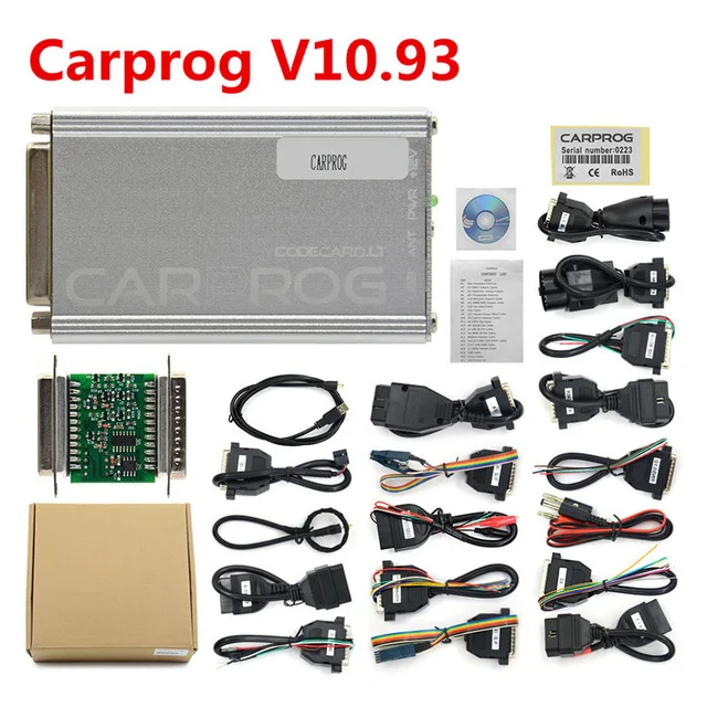 Черный Считыватели кодов и сканирующие инструменты Carprog V8.21 онлайн авто ремонт полный набор прошивки автомобиля prog 8,21 ECU чип тюнинг Инструмент Carprog V9.31 - Цвет: Черный