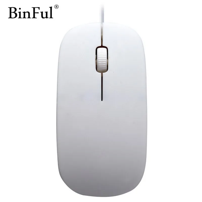 BinFul Профессиональная USB Оптическая Проводная игровая мышь 1200 DPI геймерская для ПК