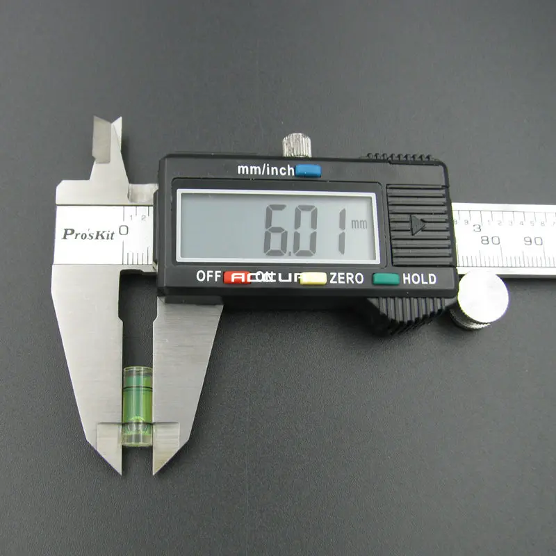 100 шт. 6*15 мм акриловые трубчатые уровни миниатюрный спиртовой уровень индикатор