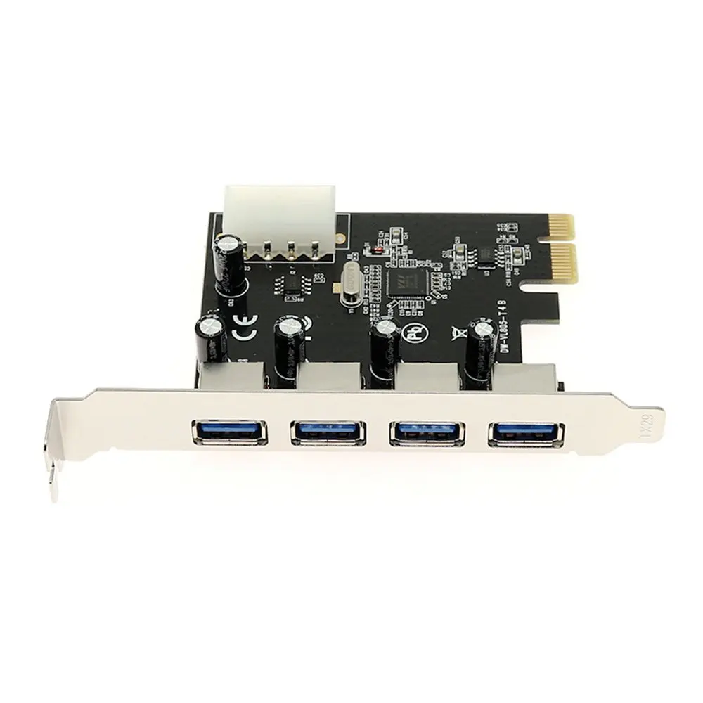 4 порта PCI E к USB 3 0 концентратор Express адаптер расширения карты 5 Гбит/с