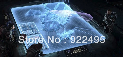 Hot sale! 3D Holographic Projection Screen White Rear and Front Projector film (1.524mx11m) | Электроника