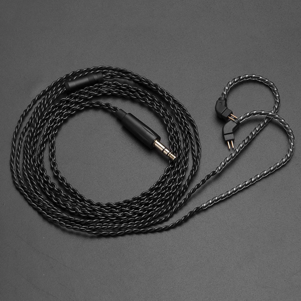 TRN 0 78 мм 75 2 Pin Mmcx сменный усовершенствованный кабель для наушников с микрофоном V10