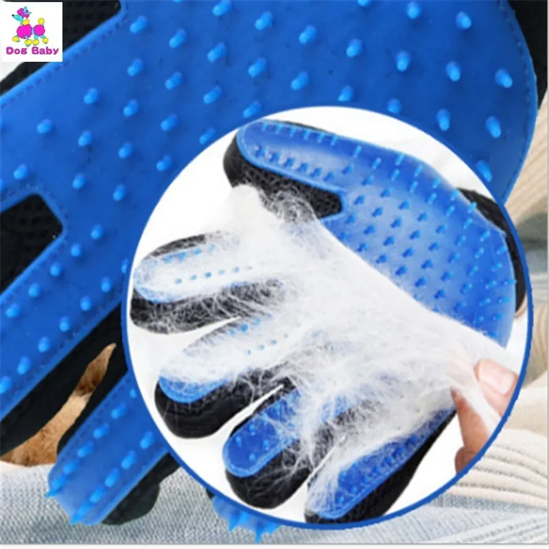 1 предмет силиконовая щетка для животных перчатки Deshedding нежный эффективное Уход за лошадьми перчатки "Кошка" для домашних животных перчатка аксессуары для собак поставки