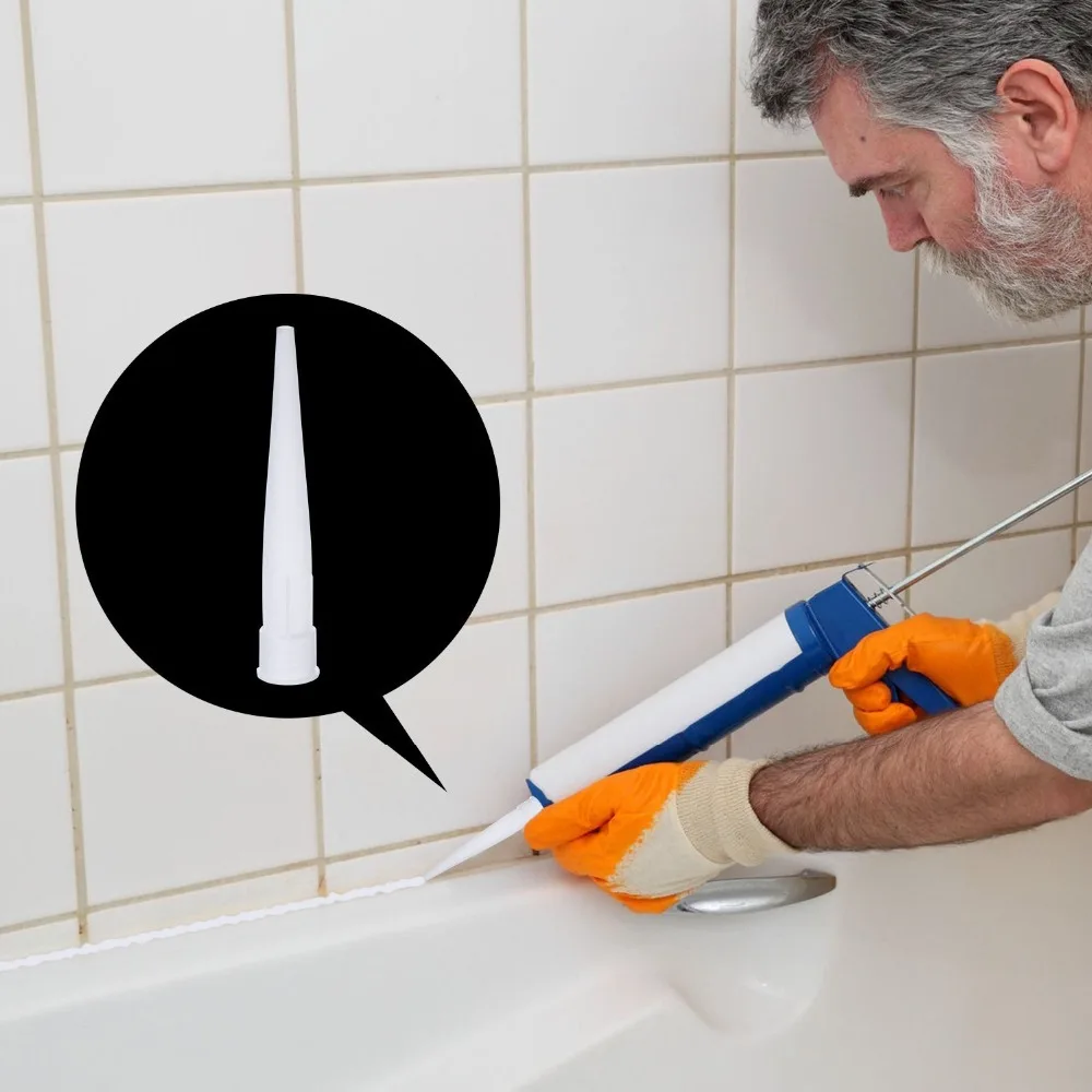

Pro 12 Pieces Caulking Tool Kit Silicone Sealant Finishing Tool Grout Scraper Caulk Remover and Caulk Nozzle and Caulk Caps OEM