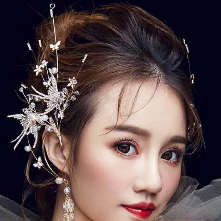 1 пара новинка птица водяная дрель птицы Длинная кисточка подвесная свадебная