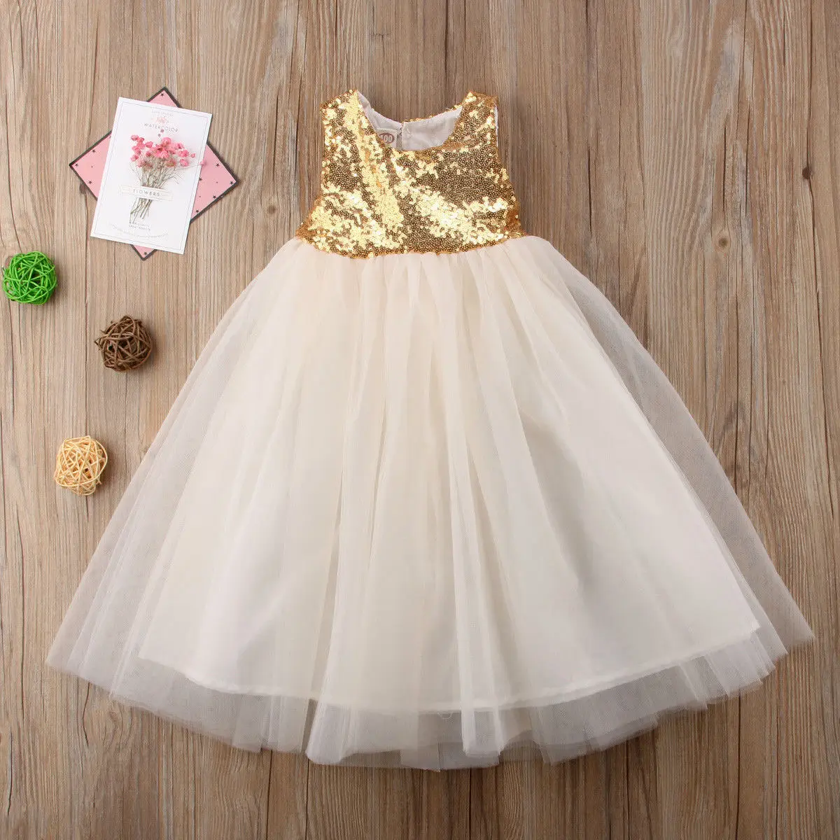 2018 Latest Children's Wear Toddler Infant Pageant Flower Girl Dress Wedding Bridesmaid Gown Formal Occasion Sequin 2-8T | Детская