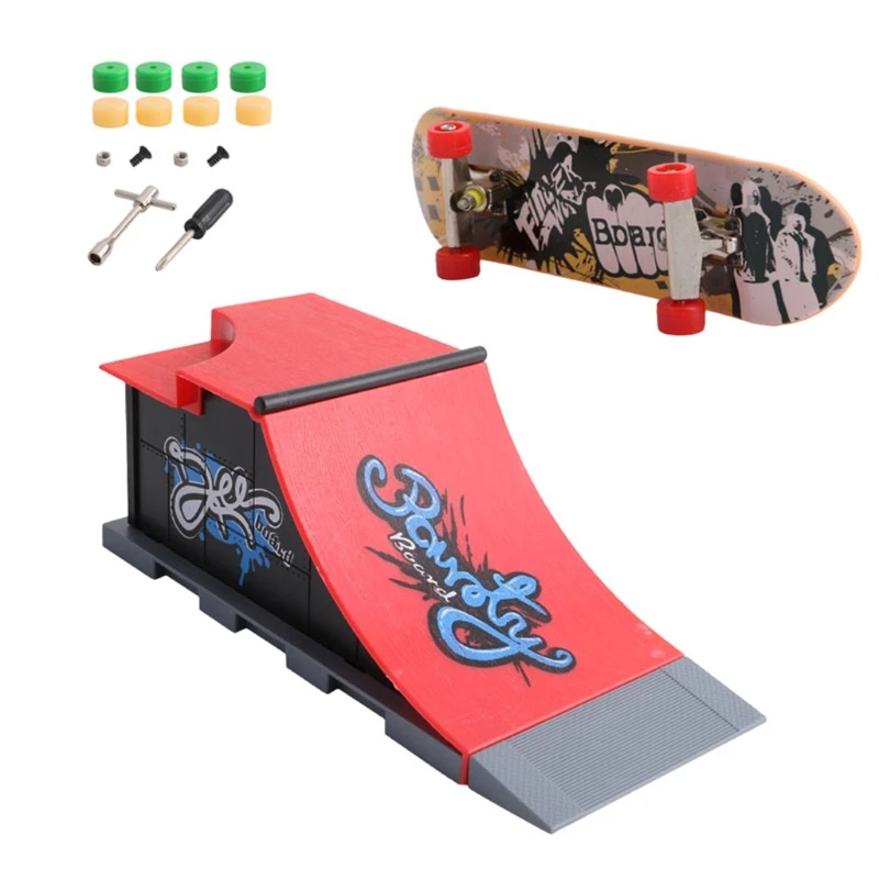 

Type C New Skate Park Ramp Parts for Fingerboard Finger Skateboards Ultimate Parks Mini Hoverboard