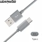 Нейлоновая оплетка USB Type C, провод для быстрой зарядки USB C 3,1 для Samsung Galaxy s8, s9, Xiaomi a2, mi mix 2, 2s, 3, mi 5s, 6, 8, oneplus 6, 5, 5T, 3T