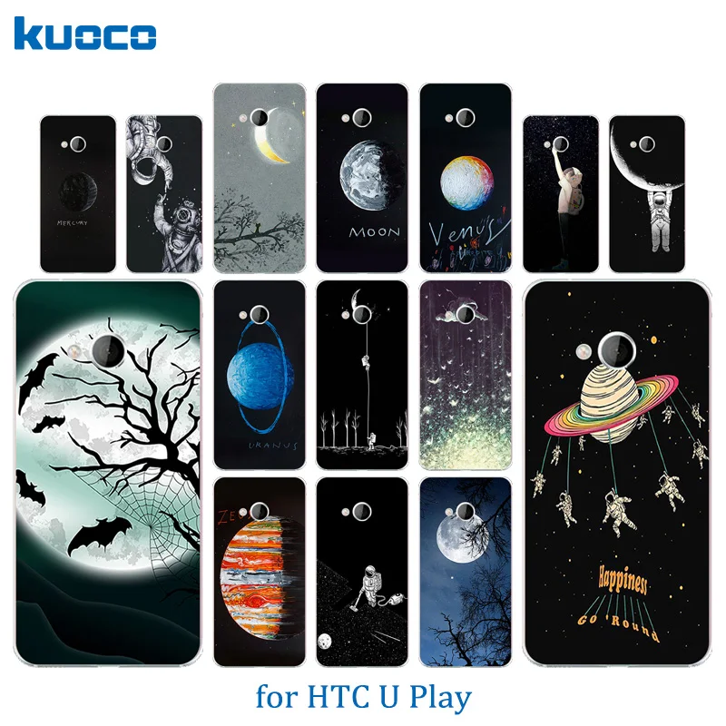 5 2-дюймовый чехол для телефона HTC U Play высокопрочный Мягкий силиконовый