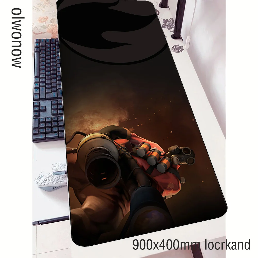 Игровой коврик для мыши team fortress 2 900x400x3 мм эстетический игровой компьютерный стол