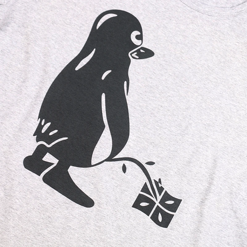 Пингвин LINUX UBUNTU OZF Футболка Топ лайкра хлопок мужская футболка новый дизайн