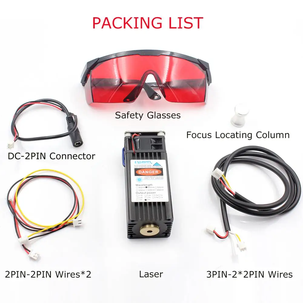 Лазерная головка oxlasers высокой мощности 15 Вт DIY TTL 450 нм Синий лазерный модуль для