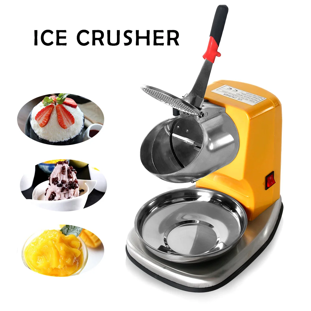 ITOP Коммерческая электрическая дробилка для льда и бритва снежный конус слякоть