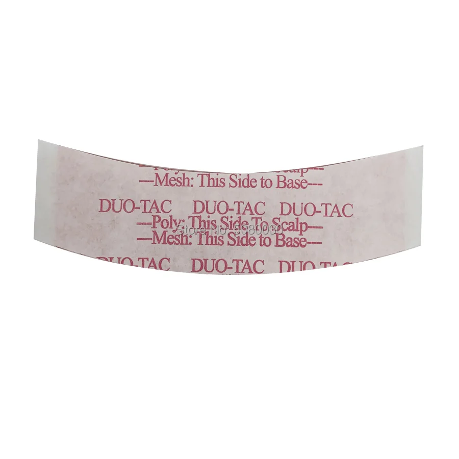 

36pcs/lot DUO- TAC tape Lace Front Wig Support Strong Double Tape For Toupee/Hair Extension/Lace Wig Tape size 7.6*2.2cm