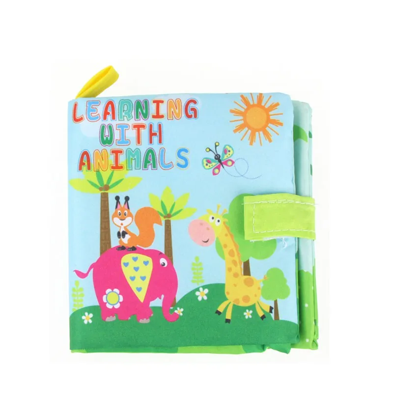 Развивающие игрушки для детей битвы книжки из мягкой ткани шуршит звук