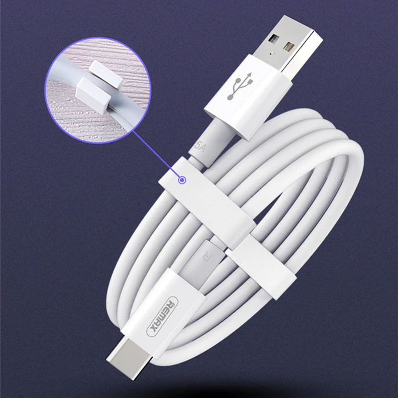 REMAX супер-быстрая USB type C кабель для передачи данных 5A быстрой зарядки Xiaomi samsung S8 9