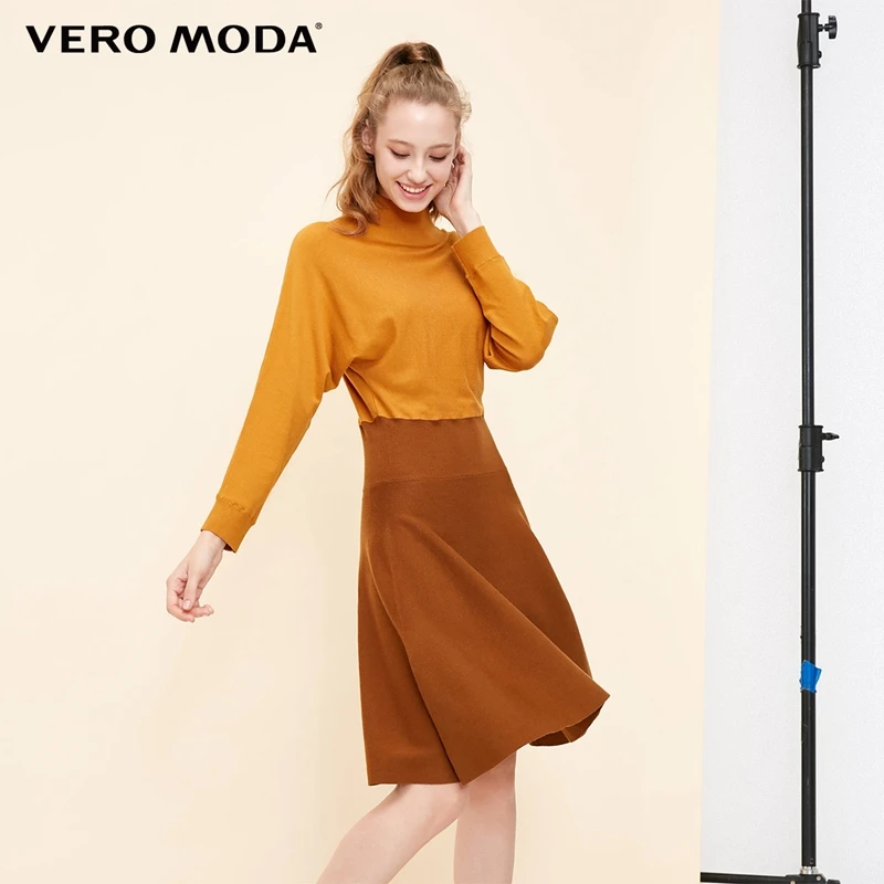 Vero Moda новое платье платье женское с высоким воротником и рукавами летучая мышь | 318346517