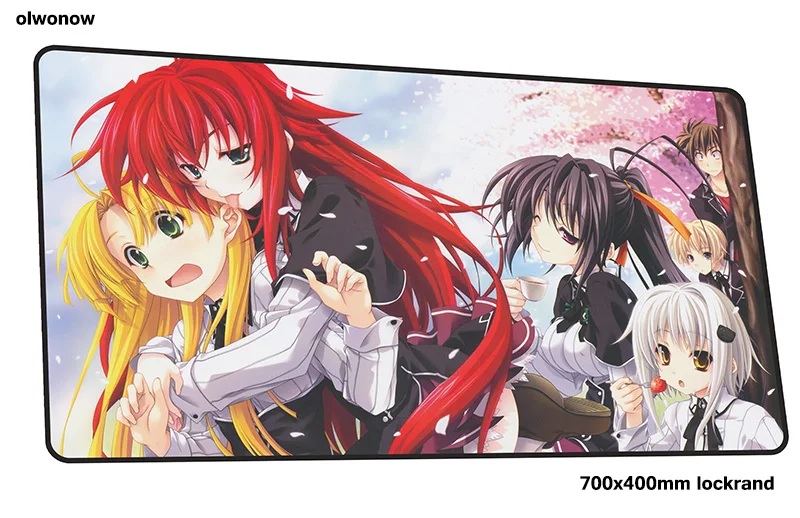 Коврик для мыши dxd для средней школы, игровая подставка для запястья 700x400x2 мм, коврик для мыши, игровой коврик для мыши, Подарочный коврик для мальчика, коврик для мыши, компьютерный Настольный коврик - Цвет: Size 700x400x2mm