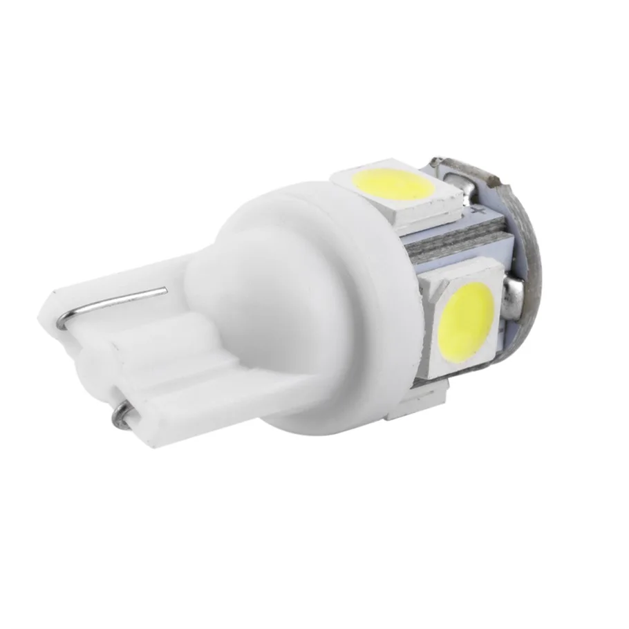 T10 194 168 W5W 360 градусов Клин 5050 5 SMD СВЕТОДИОДНЫЙ ксеноновый Белый Автомобильный