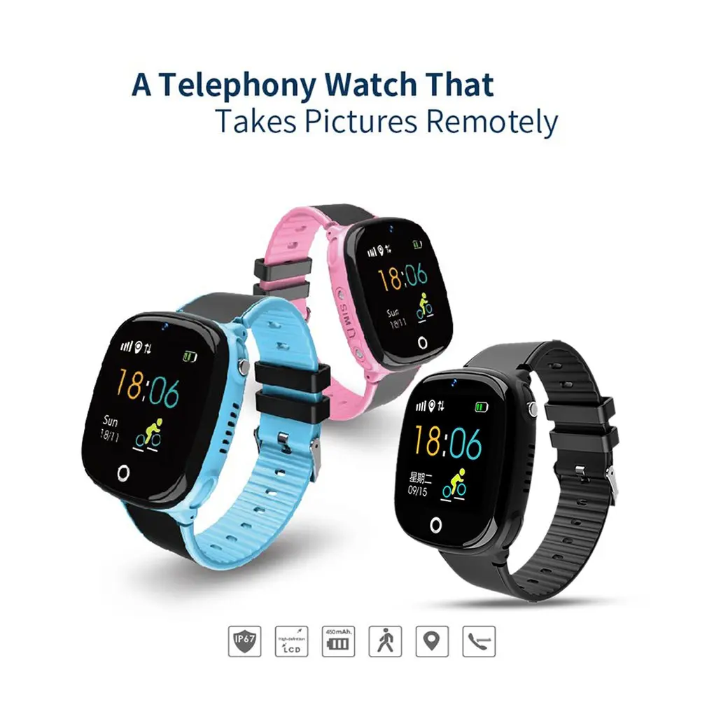 Носимые HW11 дети семья Bluetooth Шагомер Смарт часы водонепроницаемое устройство GPS SOS