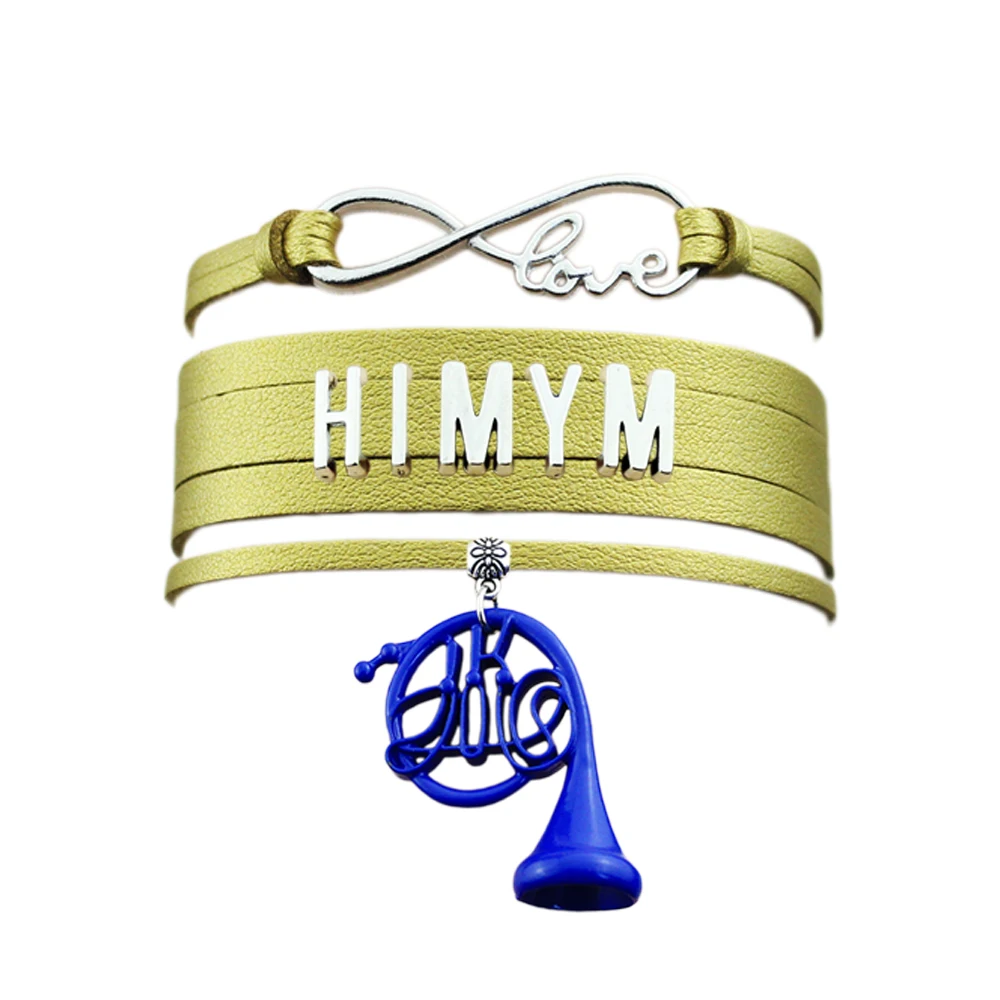 Модные сериалы Как я встретил вашу мать HIMYM синий французский Рог Шарм Подвеска