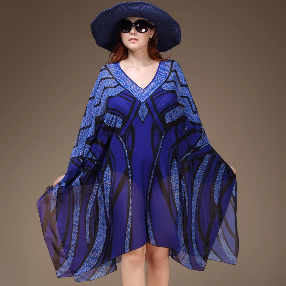 PERONA прозрачное пляжное платье с треугольным вырезом сексуальное свободное