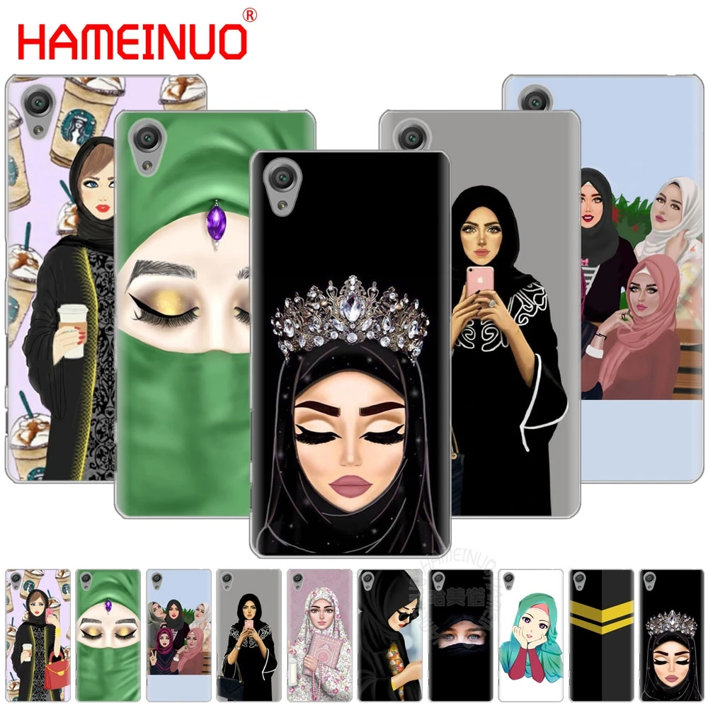 Hijab красивый мусульманский женский чехол для телефона sony xperia C6 XA1 XA2 XA ULTRA X XP L1 L2 XZ1
