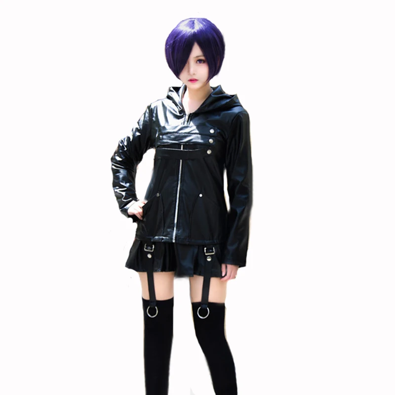 Короткая футболка с героями из японского аниме Косплэй одежда надписью Tokyo Ghoul