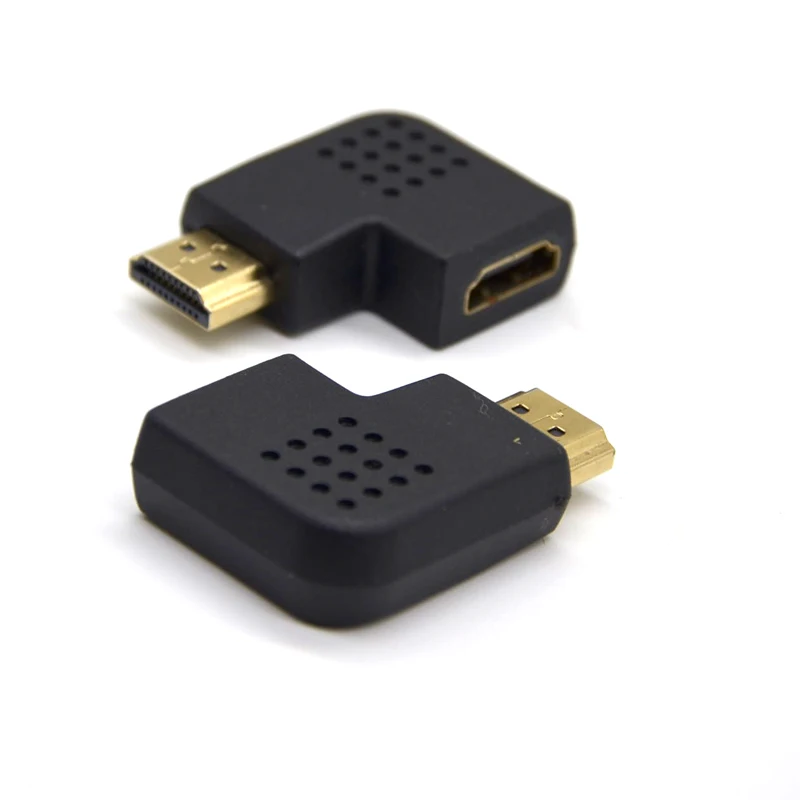 90 градусов HDMI муфта 1080 P соединитель мужчин и женщин M F удлинитель адаптер разъем