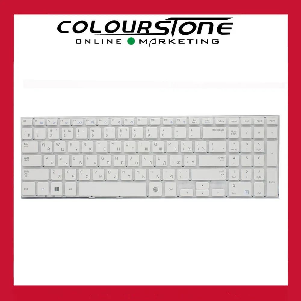 Для samsung 370R5E NP370R5E 510R5E NP510R5E клавиатура Русский белый 002-12K53LHA02