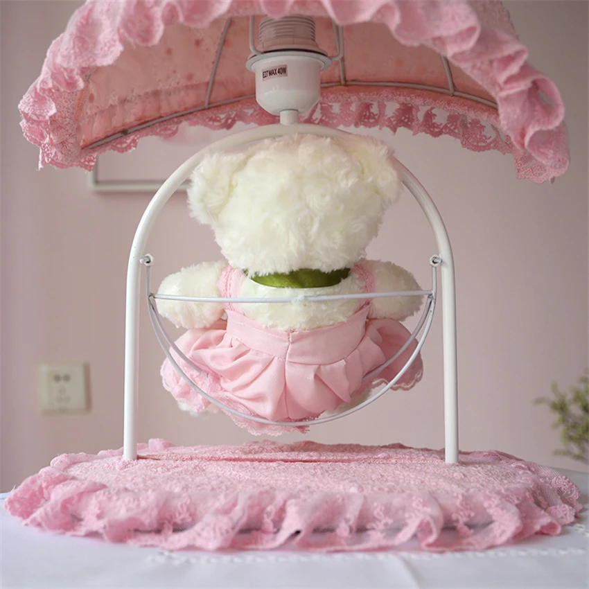 Симпатичный подарок на день рождения настольная лампа мультяшная девочка