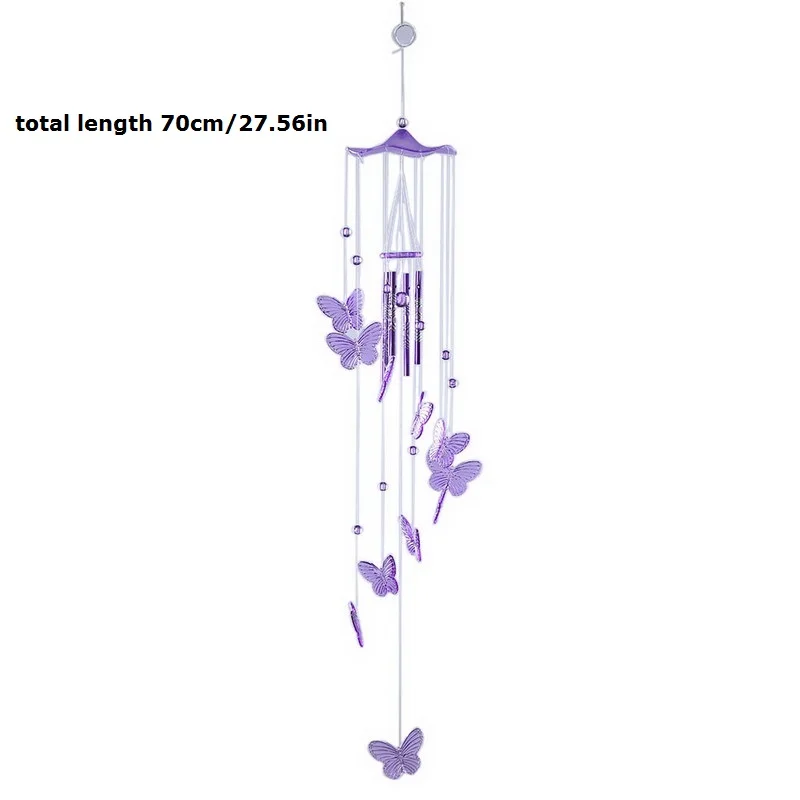 Антикварные медные трубки колокольчики Windchime открытый колокольчики живого двора сада дома висячие украшения - Цвет: 7