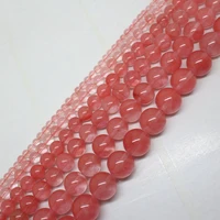 mini order is 7 4 18mm red watermelon rock crystal quartz round diy jewelry making loose beads 15
