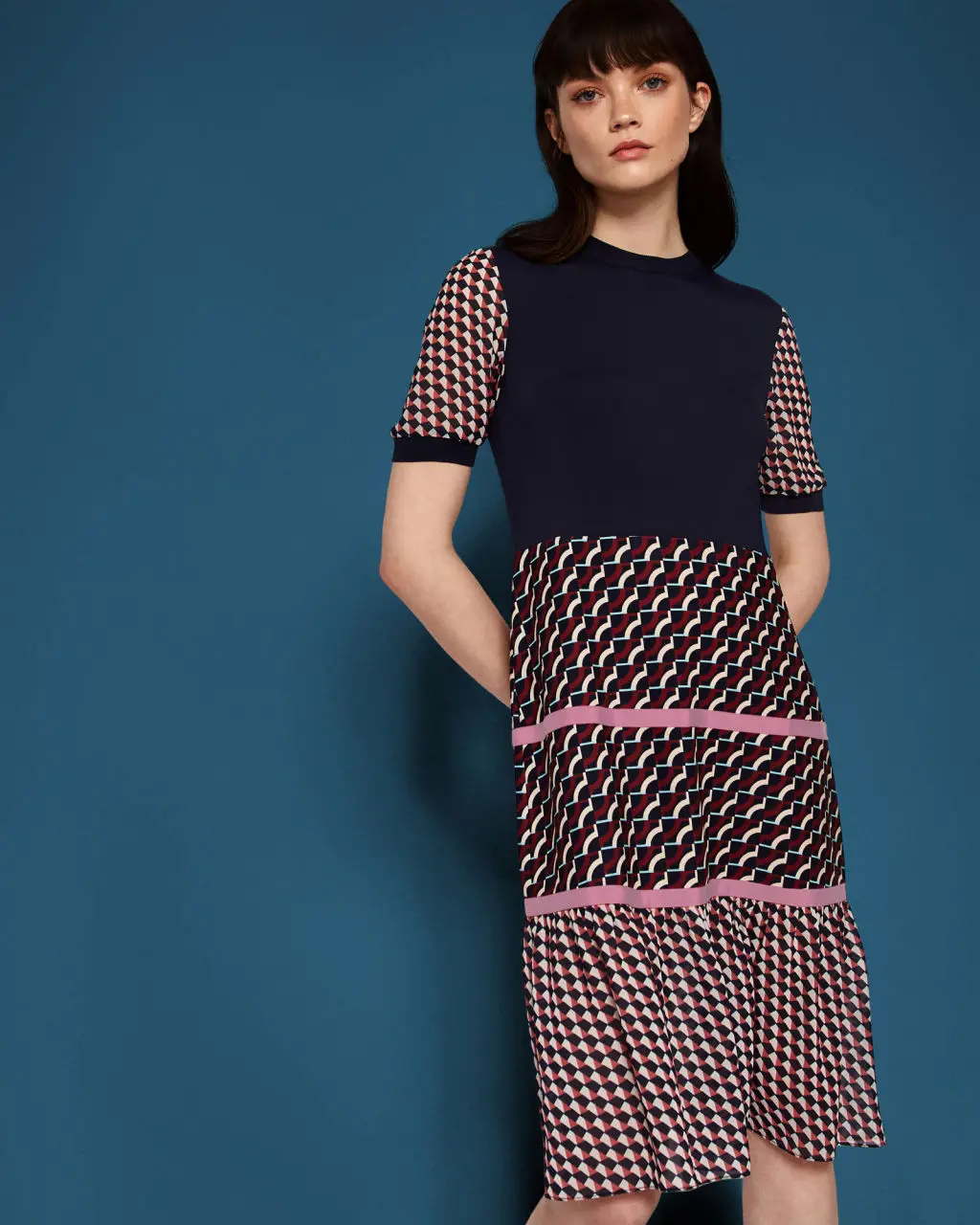 PIXY/шифоновое платье для женщин летние платья-миди с коротким рукавом za vestidos Harajuku