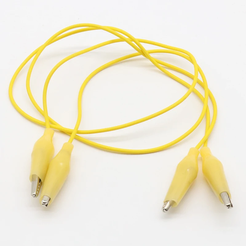 

10pcs Alligator Clips 50cm Electrical DIY Test Leads Alligator Double-ended Crocodile Clips Roach Clip Test Jumper Wire