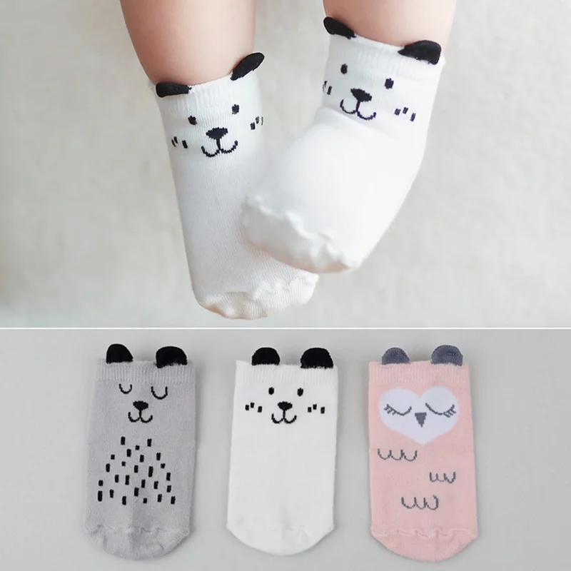 2019 Spring/Autumn Winter Baby Cotton Socks Boys Girls Newborn Infant Toddler Asymmetry Anti-slip Floor Wear Quality | Детская одежда и
