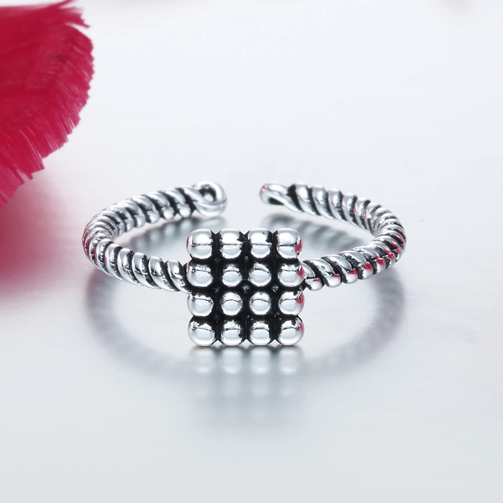 Новое поступление 2017 простые регулируемые кольца в форме корня лотоса для женщин