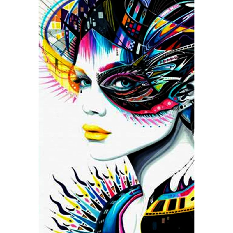 

Hot 5D DIY Diamond Mosaic Embroidery Pretty Girl Cross Stitch Home Furnishings Diamond Painting pictures by numbers