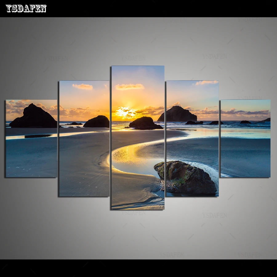 HD Печать olieverf модульная фотография Пейзаж Плакат добрый декор комнаты woondecorрация