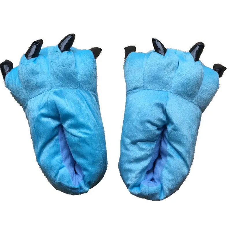 NORIVIIQ Hallowee Winter Sneaker Cute Funny Animal Paw Slippers Monster Claw Cartoon Slipper Warm Soft Plush Indoor Shoes | Тематическая