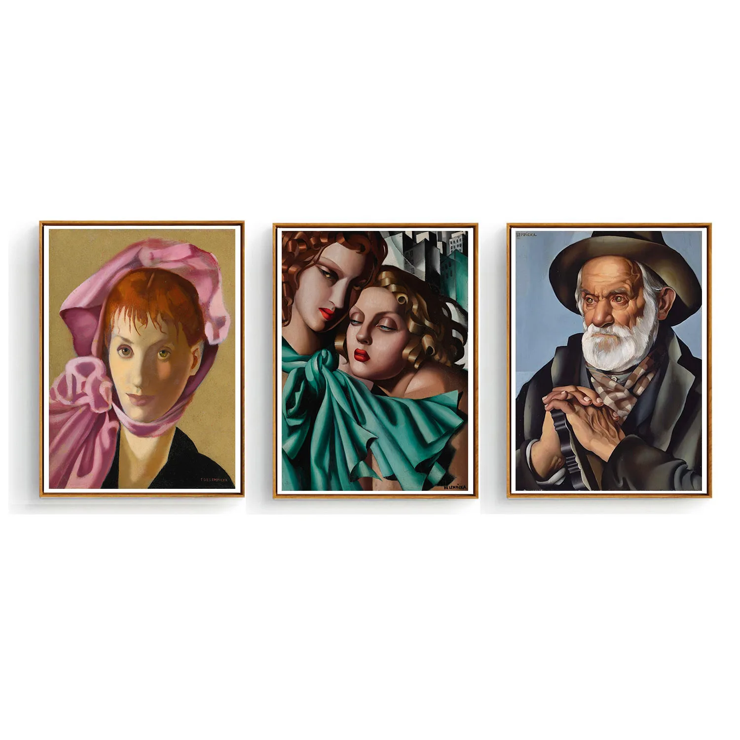Tamara de Lempicka польский кубизм холст живопись винтажные крафт постеры классические
