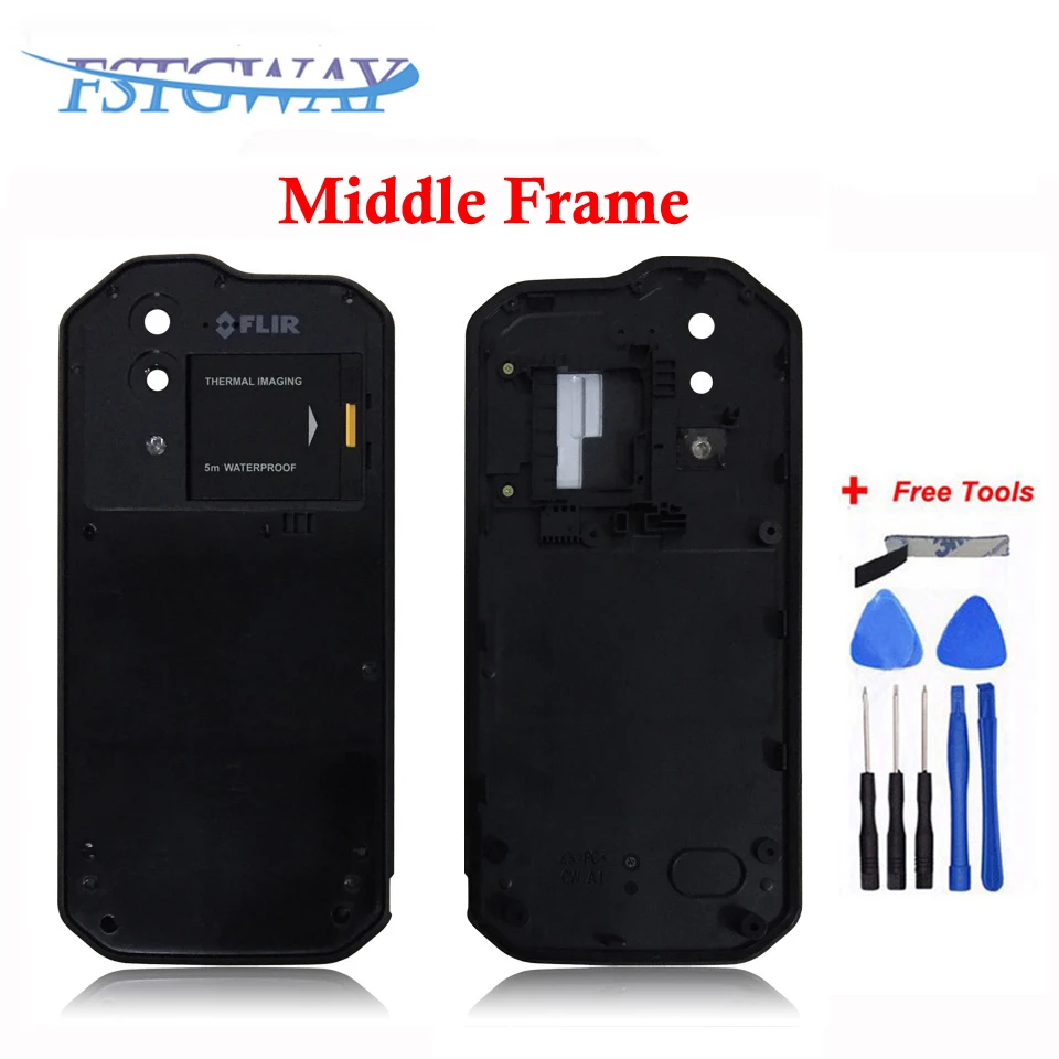 For Caterpillar Cat S60 S 60 Phone Front Frame+Middle frame Housing Black Middle and Bezel Chassis Frame | Мобильные телефоны и