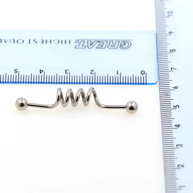 4 шт. хирургические петли из нержавеющей стали 14 г 30 шт.|industrial piercing|piercing wholesalewholesale