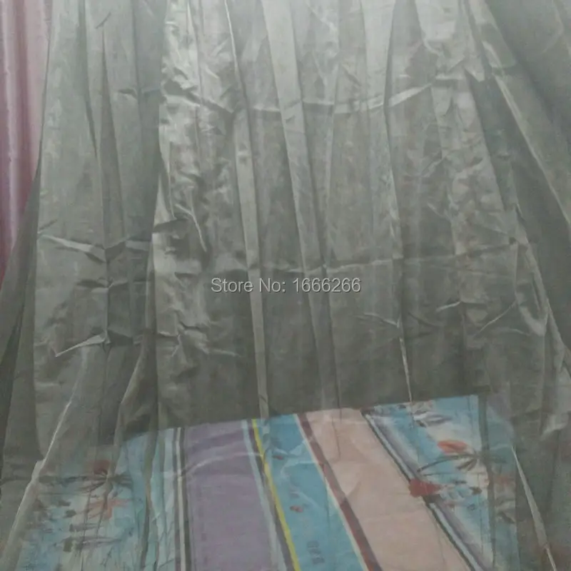 

Transparent silver fiber fabrics