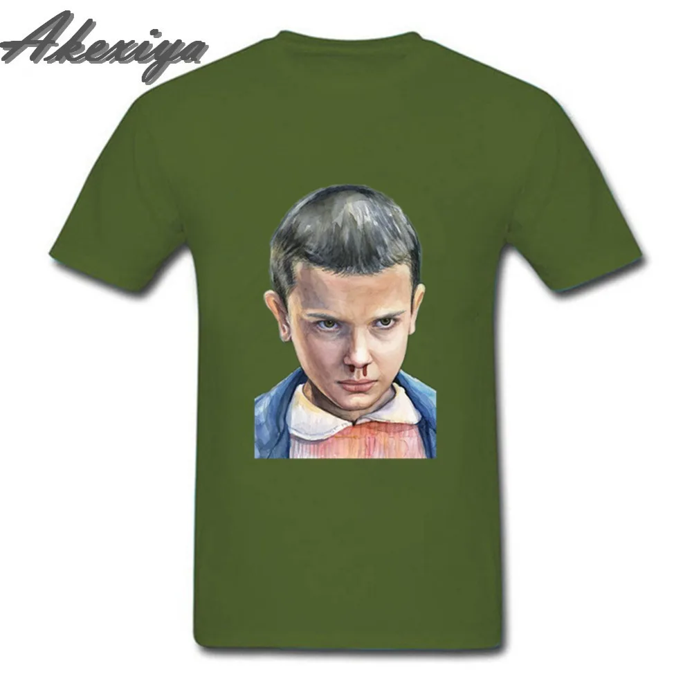 

eleven from stranger things Men T-Shirt Cotton Clothes Short Sleeve Youth T Shirt Creator Vintage Unique Casual Streetwear Tees