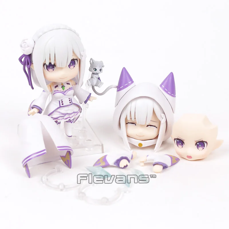 Relife in a different world от Seikatsu Emilia 751 Nendoroid кукла ПВХ фигурка Коллекционная модель игрушки